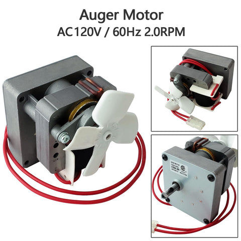 Dibay Auger Motor provides reliable pellet feeding on Traeger and Pit Boss units.