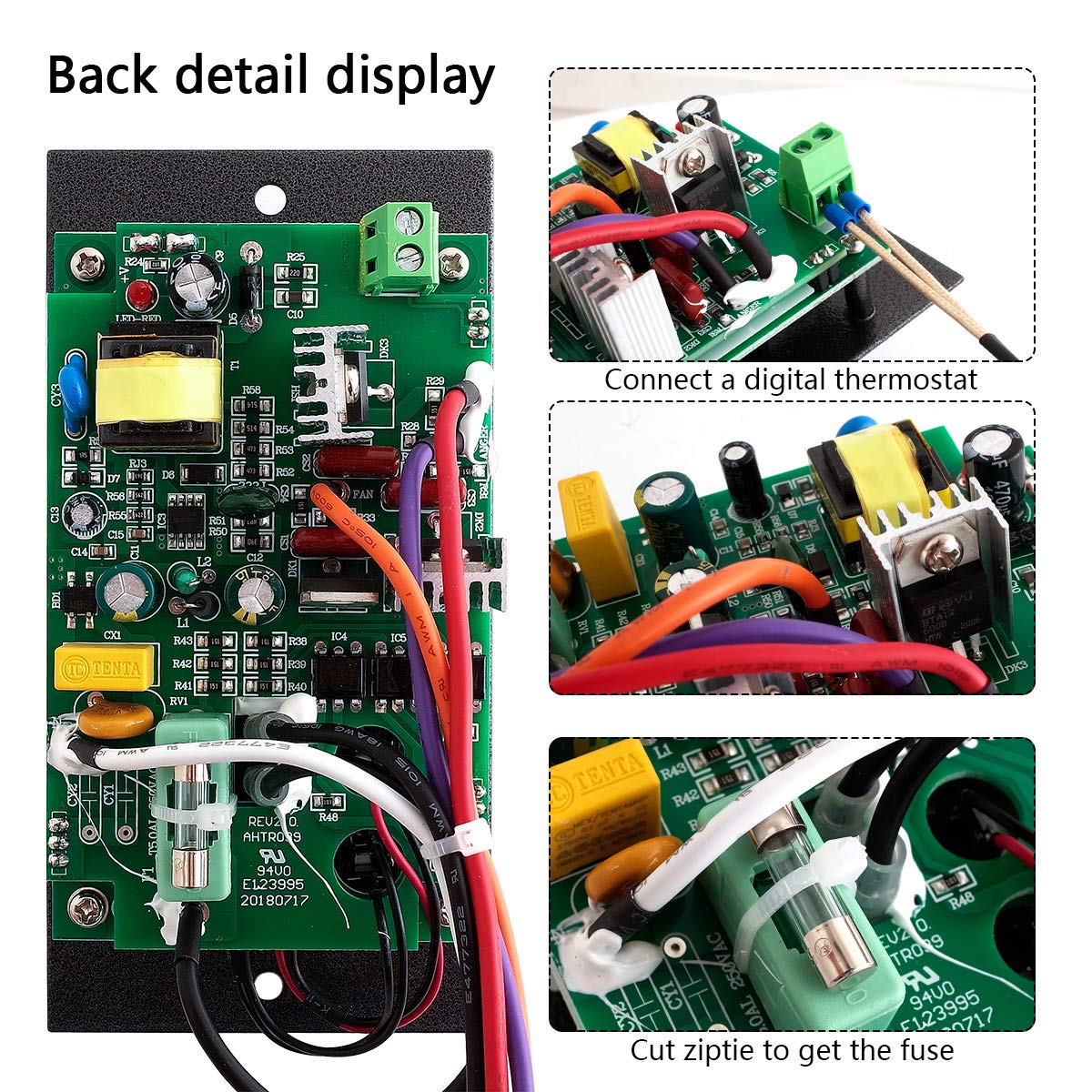 Dibay indicators show ignition and smoke status