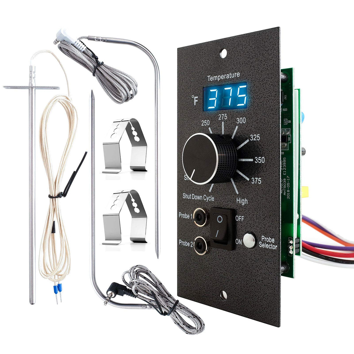 Dibay Digital Pro Controller front panel display for Traeger control
