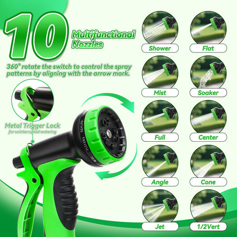 DiCandle 10-function nozzle offering versatile spray modes for plants and cleaning.