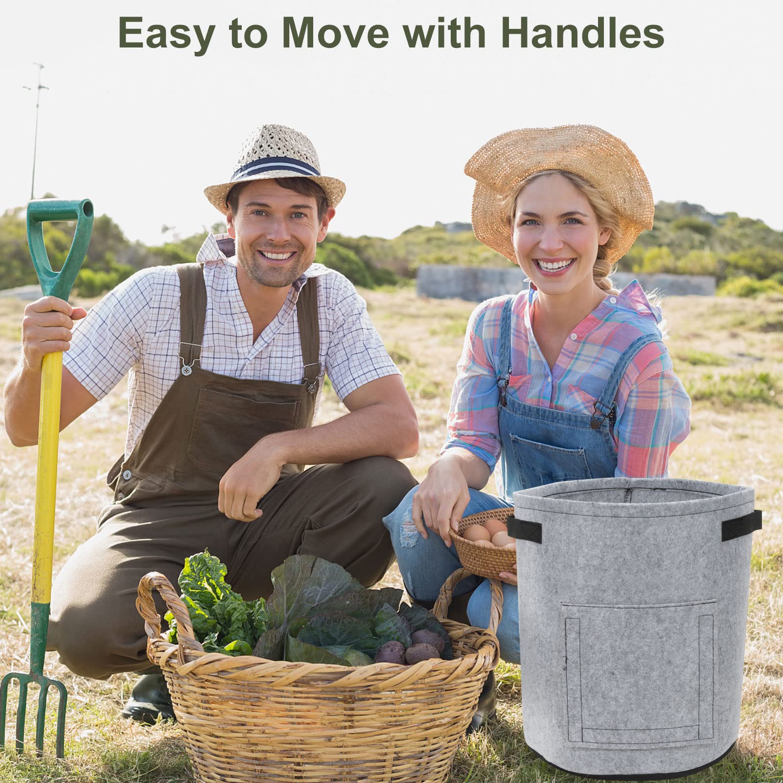 DiCandle indoor-outdoor grow bags suited for patios, balconies, and gardens.