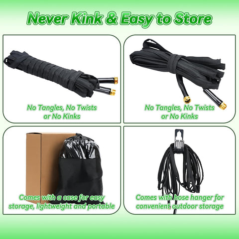 DiCandle lightweight hose for effortless carrying and compact storage after watering.