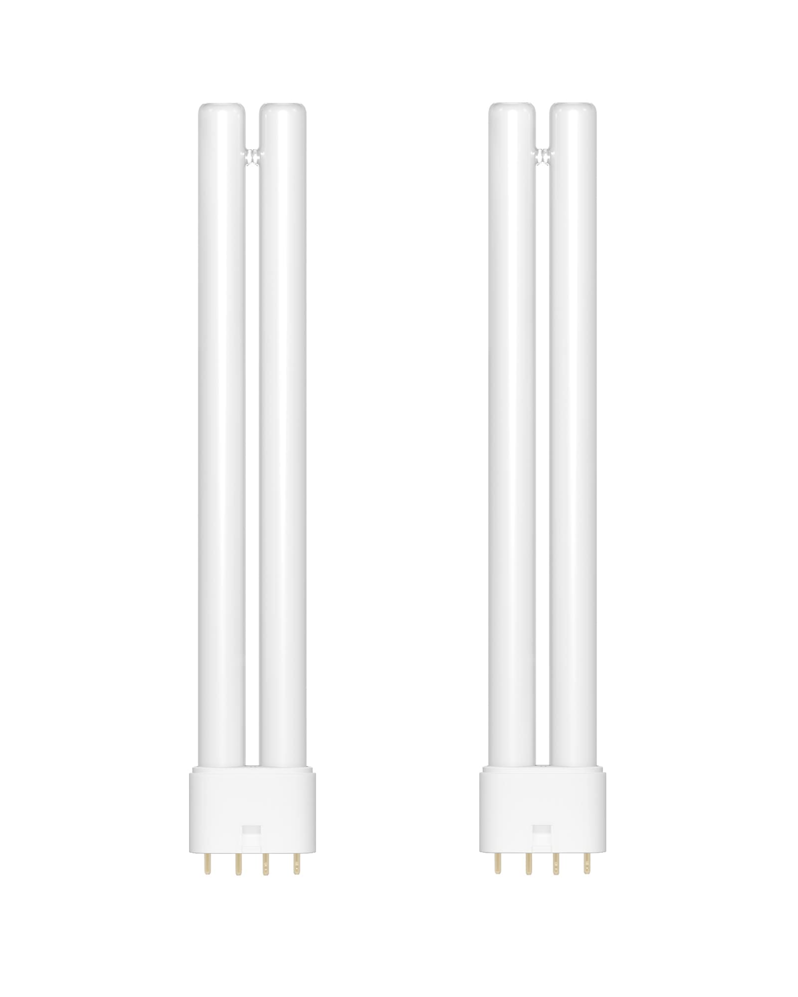 Dichroma 18W H-shaped bug zapper bulb with 2G11 base for indoor and outdoor use, reliable insect control.