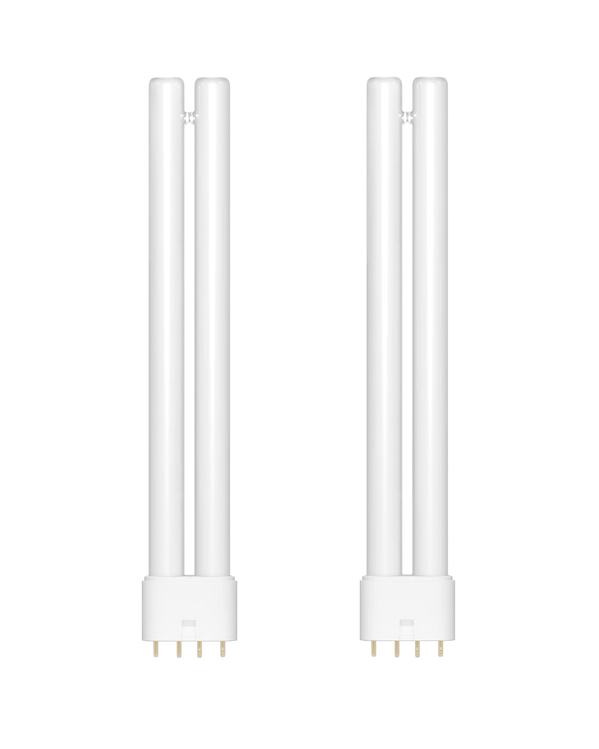 Dichroma 18W H-shaped bug zapper bulb with 2G11 base for indoor and outdoor use, reliable insect control.