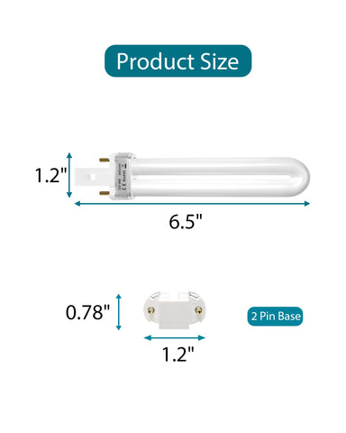 Dichroma 21050 9W bulb in use with DT3009 model.
