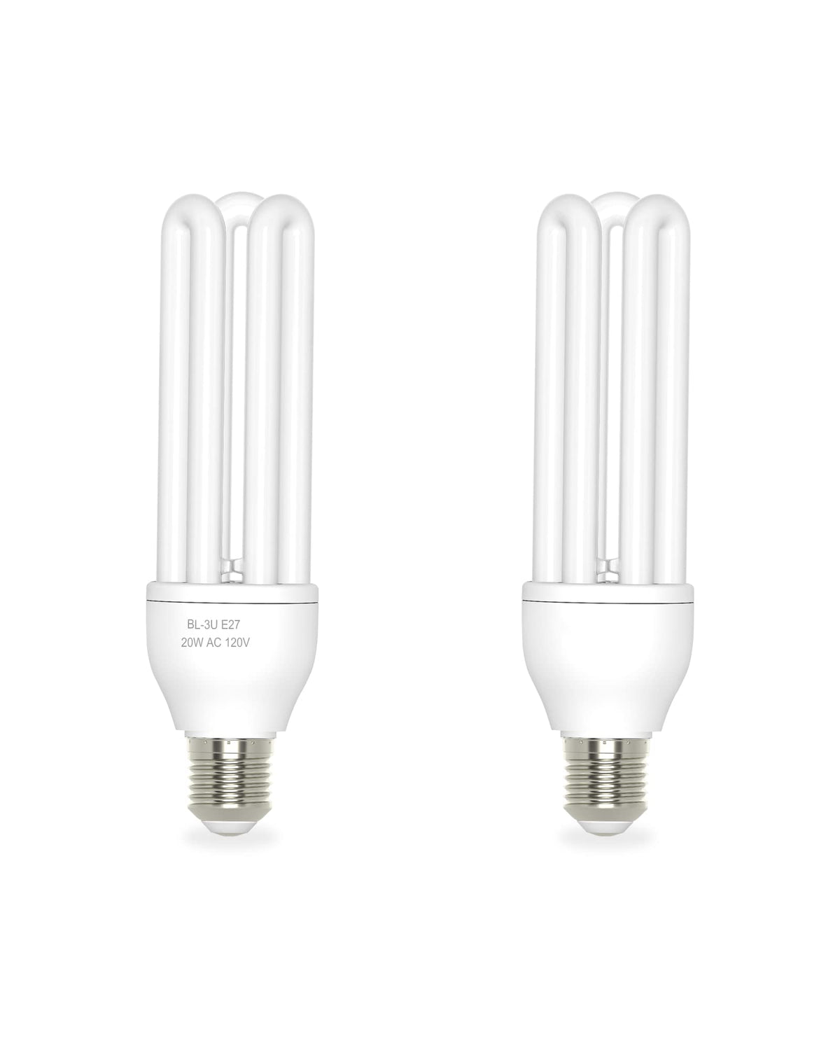 Dichroma 2-pack 3U 20W bulbs for E27 bug zapper attract insects without chemicals