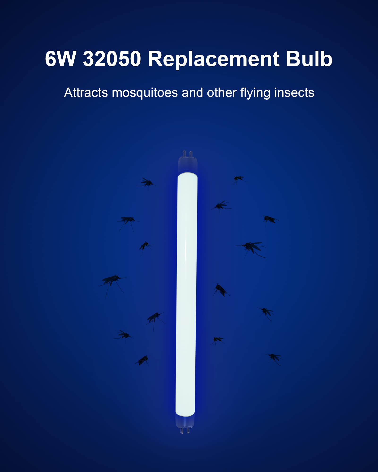 Dichroma 32050 four-pack replacement bulbs ready for Dynatrap maintenance