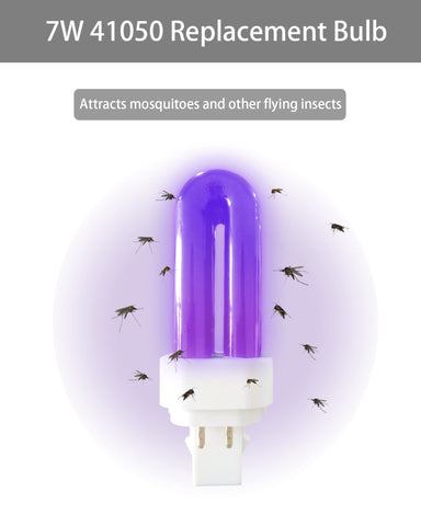 Dichroma 41050 bulb inside Dynatrap DT1260 demonstrates chemical-free pest attraction.