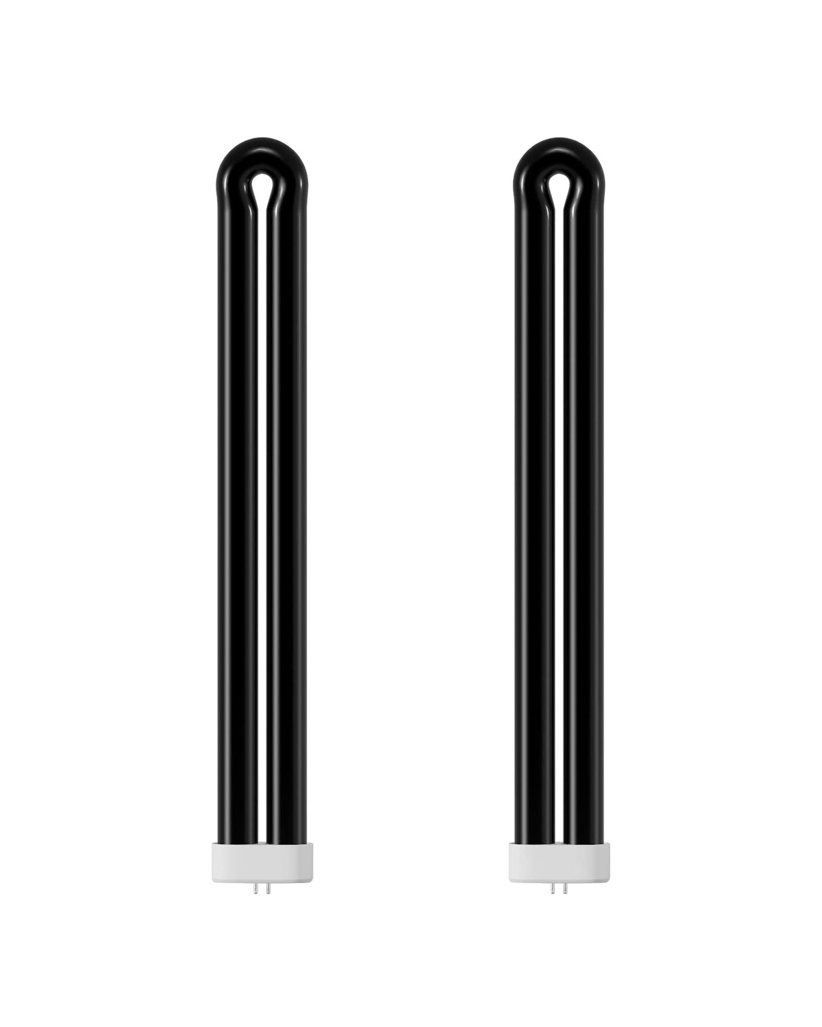 Dichroma BB-40blk 40W black light bulb close-up shows chemical-free insect attraction.
