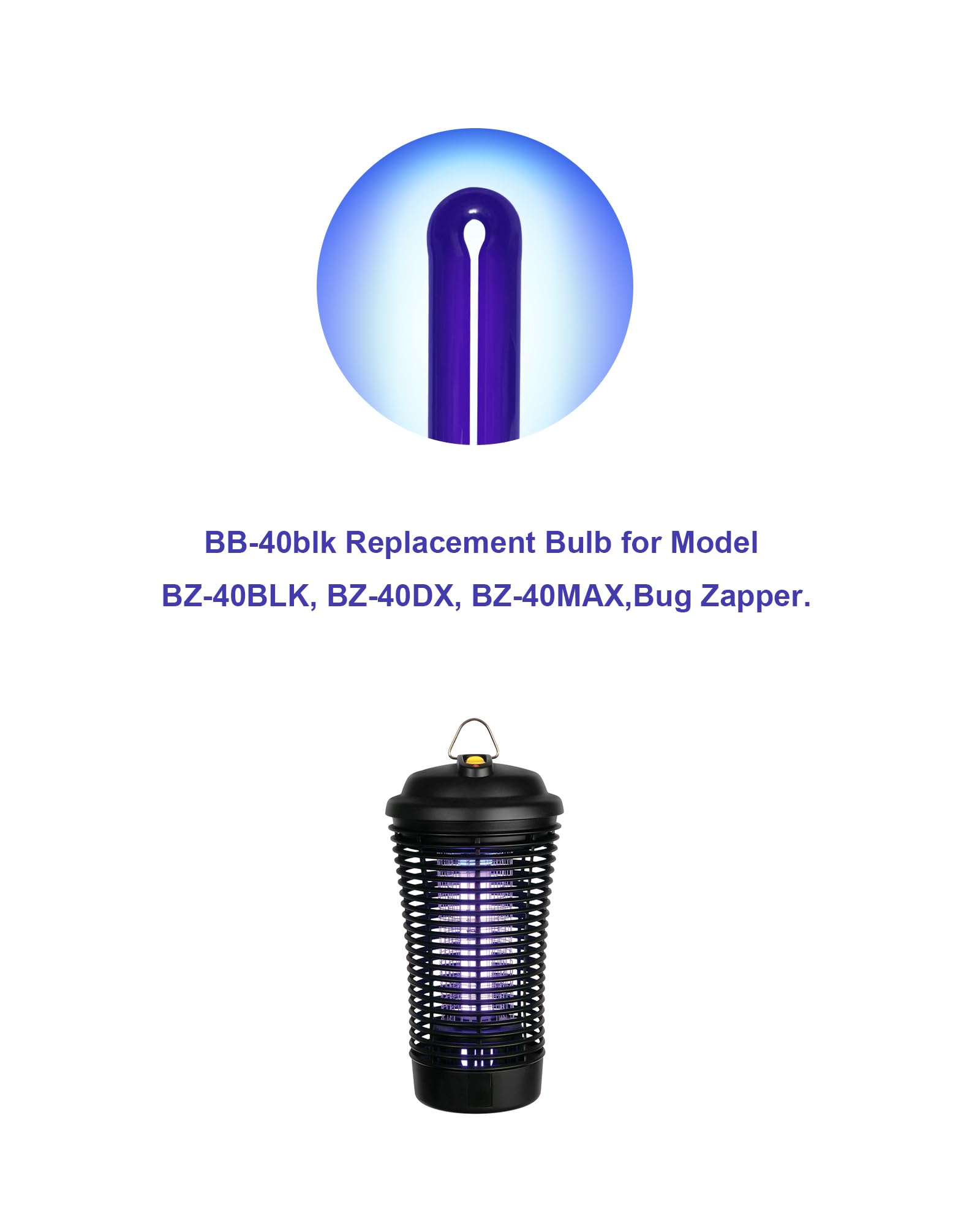 Dichroma BB-40blk bulb is compatible with Black Flag BZ-40 models for simple replacement.