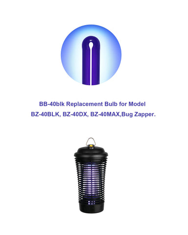 Dichroma BB-40blk bulb is compatible with Black Flag BZ-40 models for simple replacement.