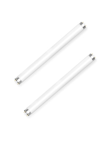 Dichroma 2-pack 10W T8 bug zapper bulb for 20W units, chemical-free insect attraction