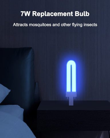 Dichroma bulb in use for mosquito attraction without chemicals