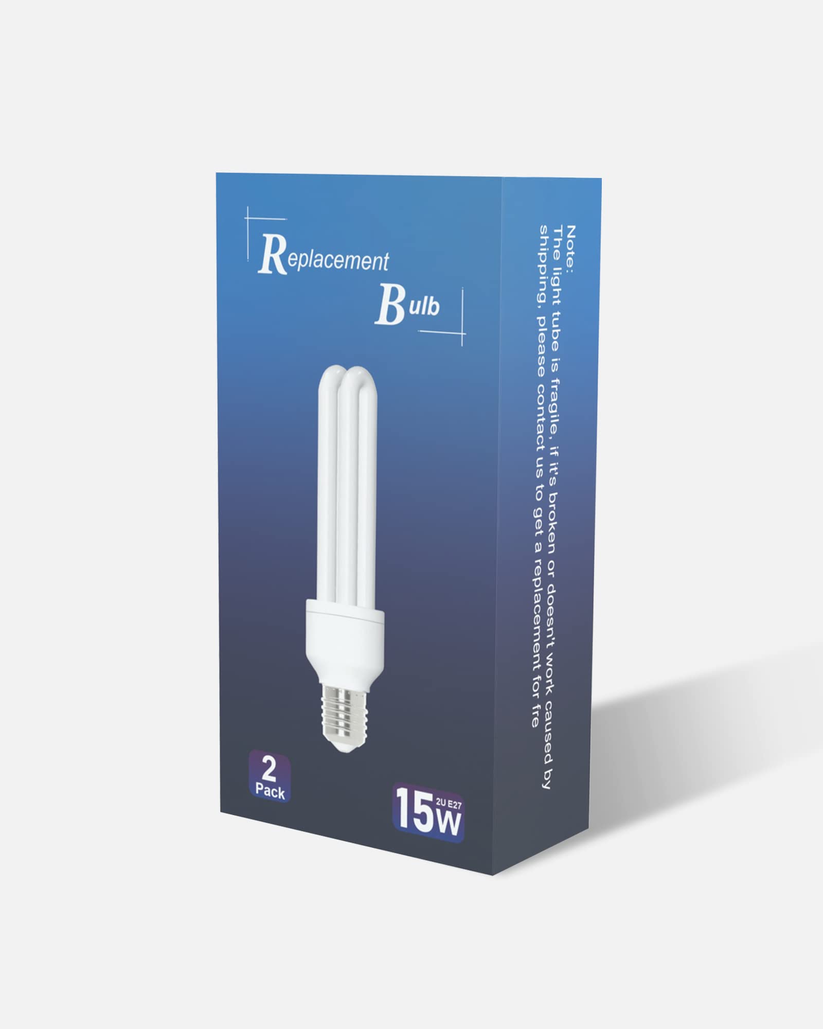 Dichroma E27 15W U-Type bulb installation ready for quick upgrading in compatible devices