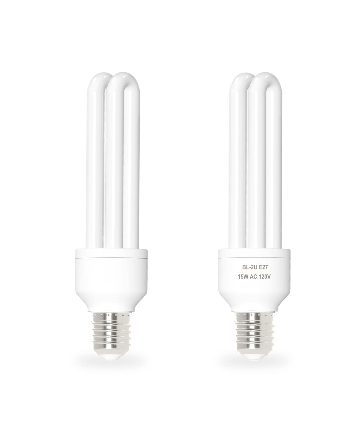 Dichroma E27 15W U-Type bulb in a 2-pack for bug zapper compatibility