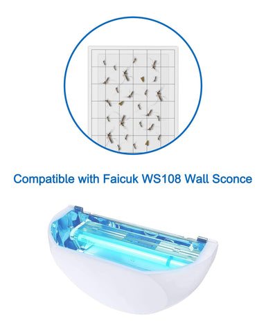 Dichroma WS108 trap installed in wall sconce with refill board in place