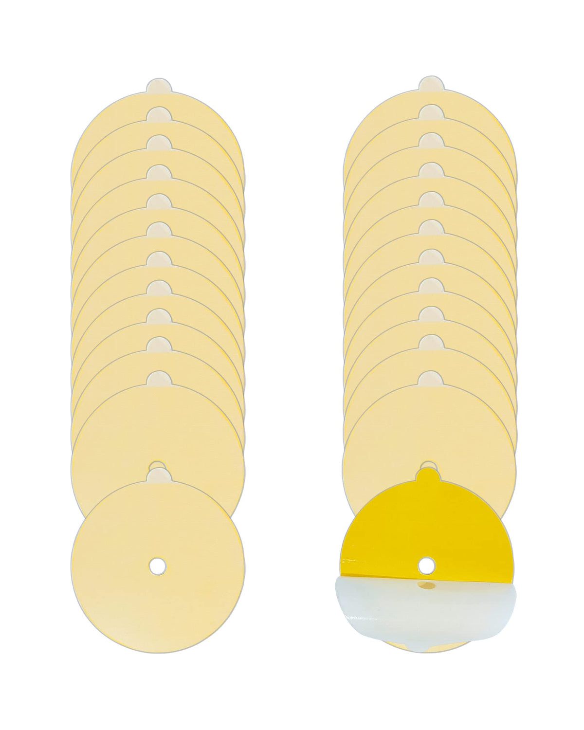 Dichroma flea-trap refill disc for 5.4-inch traps, rapid capture of small pests.
