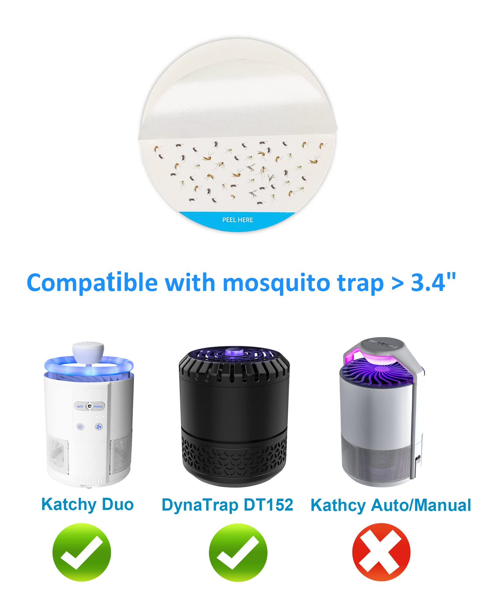 Glue board attached to bottom of Katchy Duo trap for discreet pest capture