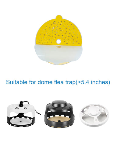 Dichroma glue board with hole design for secure 5.4-inch trap placement.