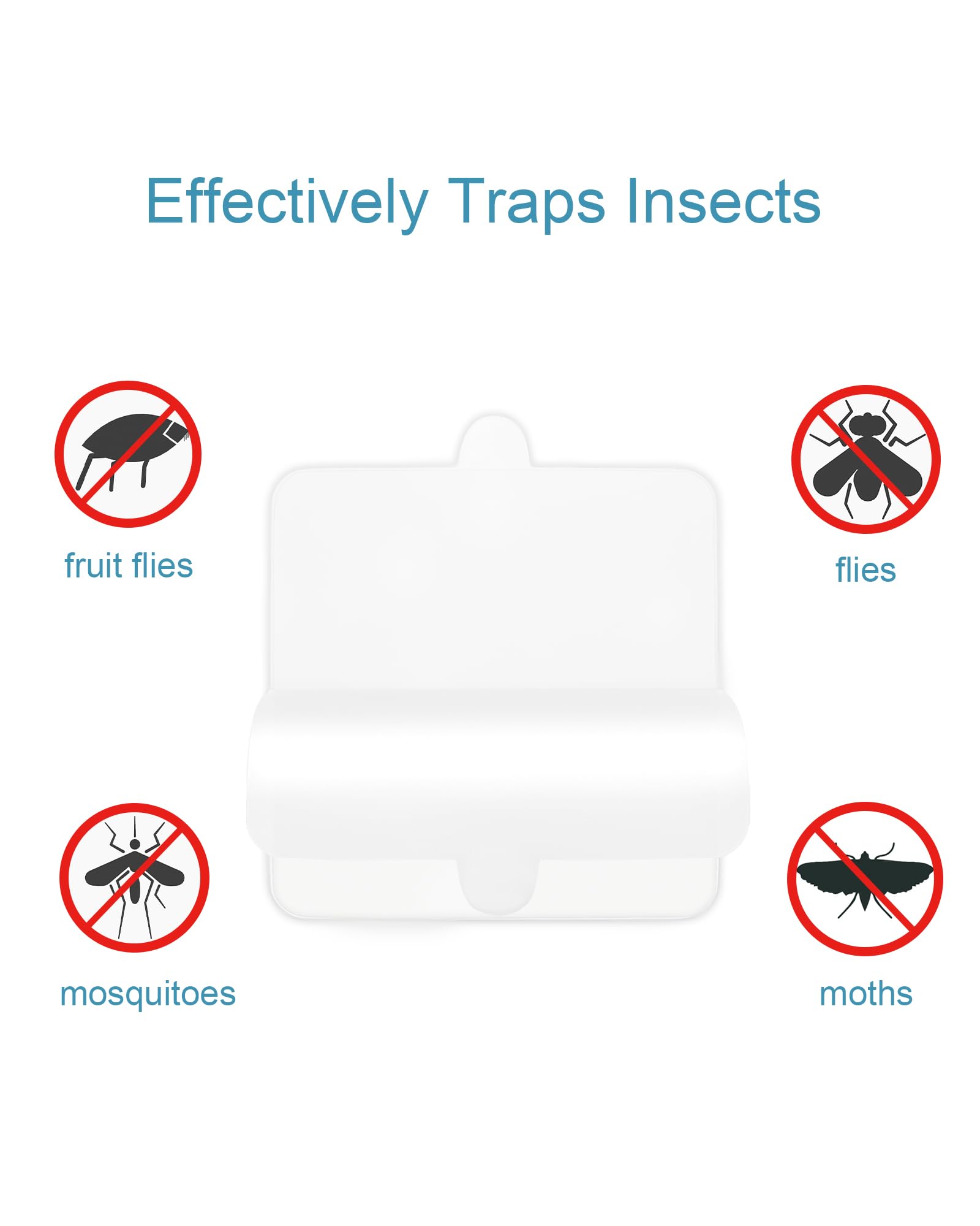 Dichroma replacement sticky board dome attachment for fast setup in traps.