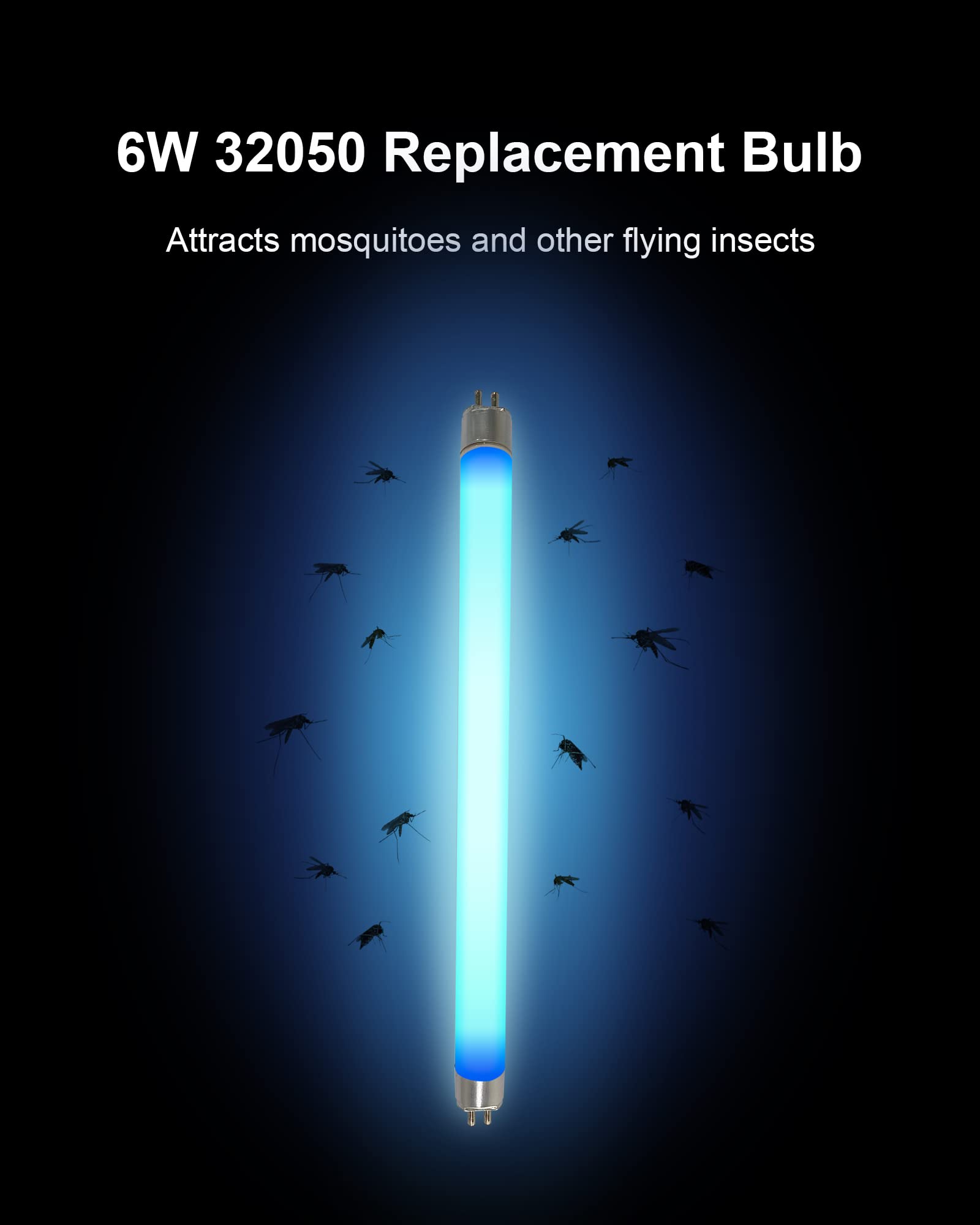Dichroma six pack replacement bulbs for Dynatrap traps