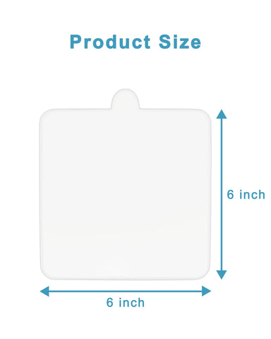 Dichroma square flea trap pad with 6-inch coverage for effective indoor pest monitoring.