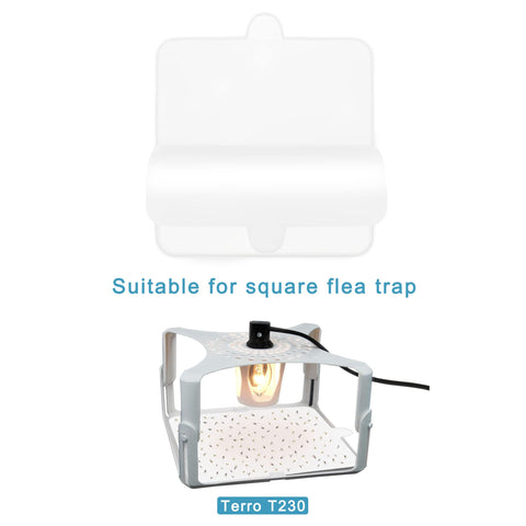 Dichroma 6-inch square glue boards fit Terro T230/T231 traps for seamless use.