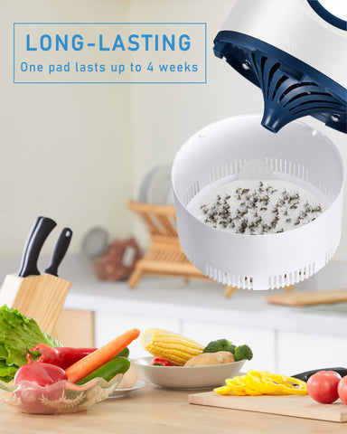 Dichroma glue board features strong adhesive for mosquitoes and gnats in indoor traps.