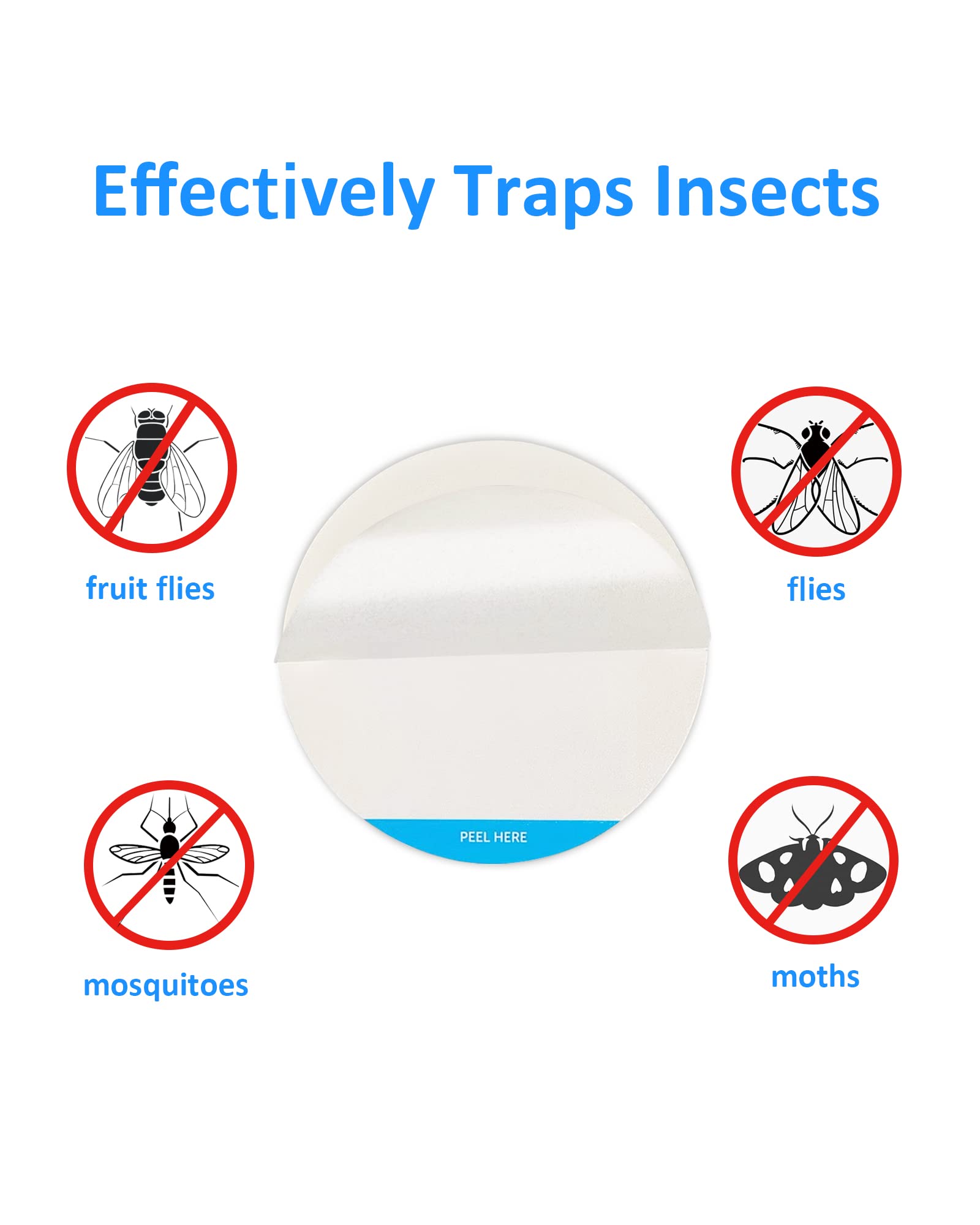 Dichroma strong sticky glue board traps tiny insects effectively