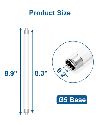 Dichroma T5 6W UV bulbs attract insects without chemicals