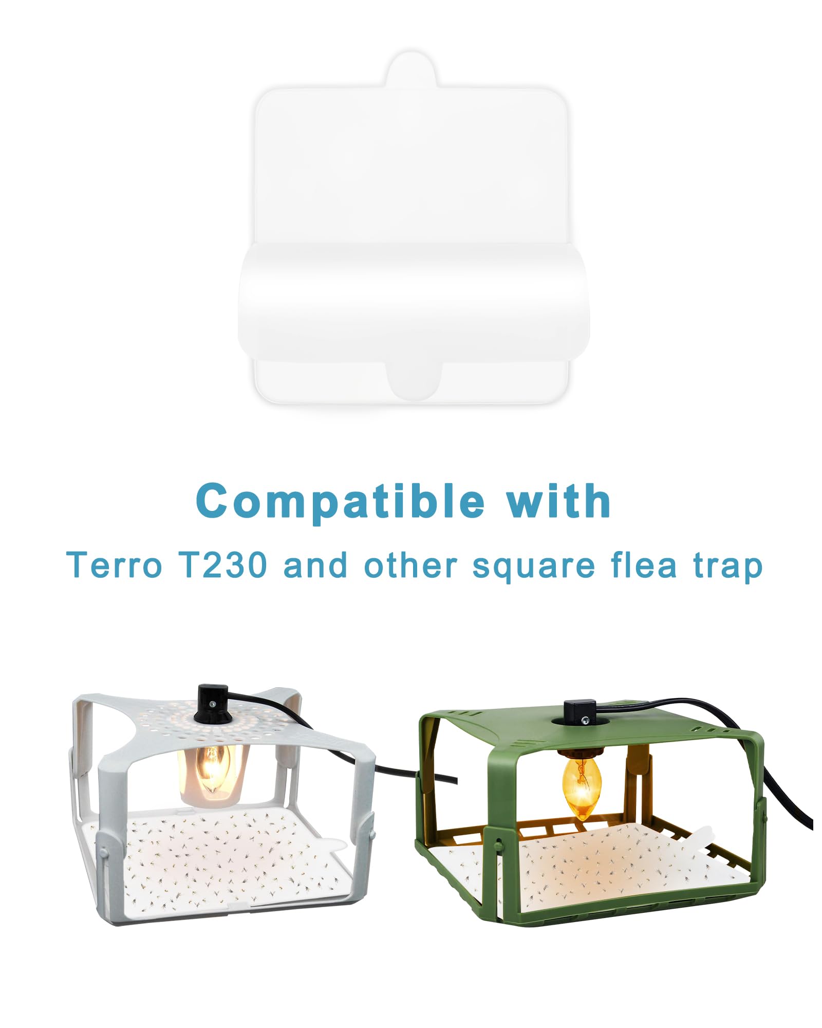 Dichroma Terro T230/T231 refill pad; quick, clean installation in square flea traps.