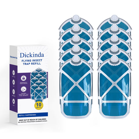 Dickinda 10-pack refill cartridges for M364 traps, ready for quick, low-effort replacements.