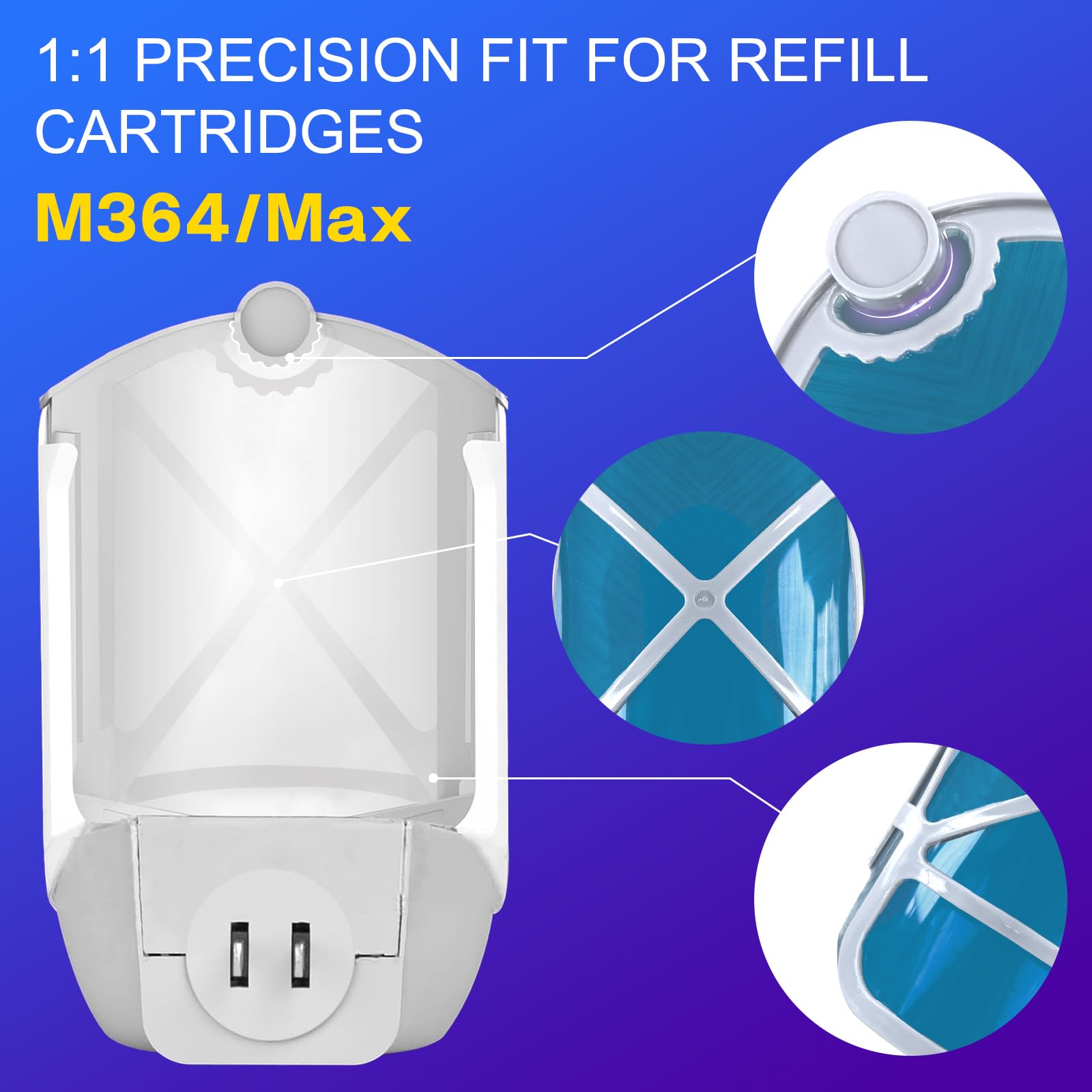 Dickinda M364-compatible refill fits indoor traps securely for reliable control