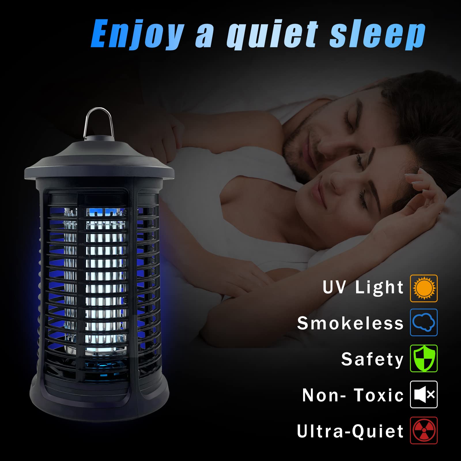Dickinda outdoor mosquito trap hanging design for versatile placement.