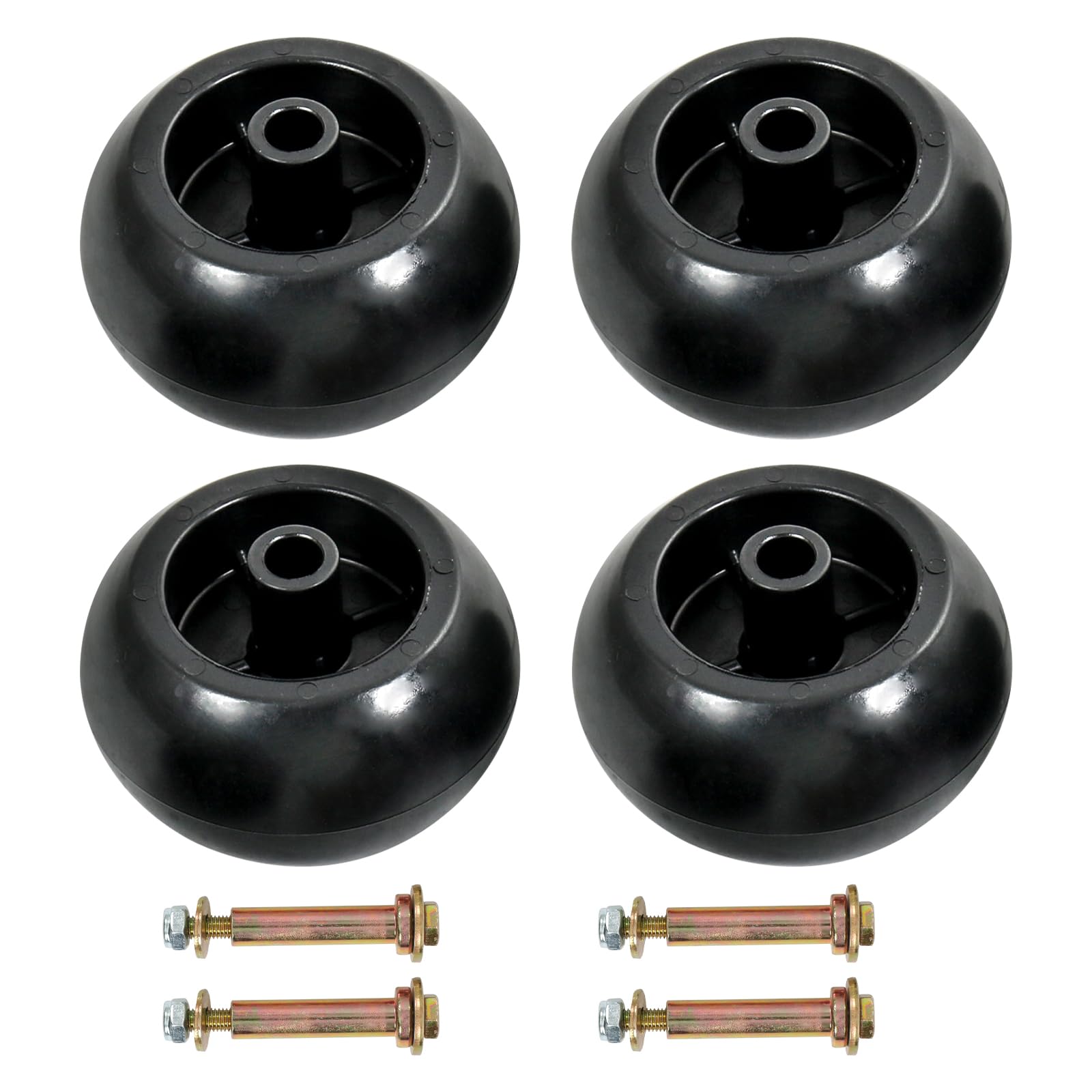 DICMIC anti scalp deck wheel kit for Bad Boy fit improves mowing stability
