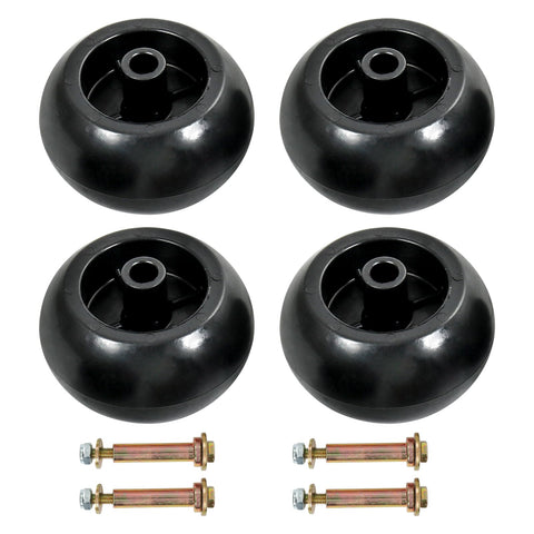 DICMIC anti scalp deck wheel kit for Bad Boy fit improves mowing stability