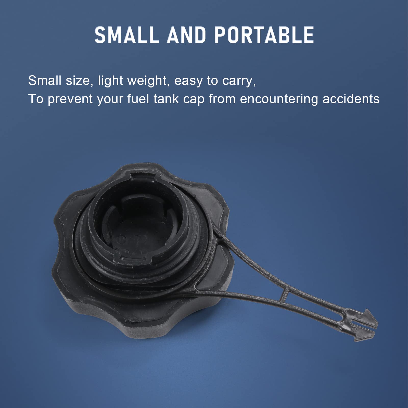 DICMIC compact, lightweight cap reduces risk of cap loss during mowing.