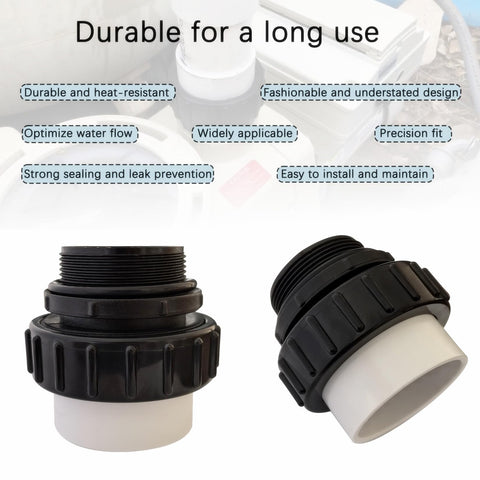 Dicsley heat-resistant PVC connections resist warping in hot environments