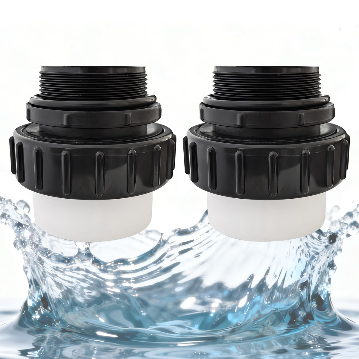Dicsley hi-temp union for inground pool pumps showing durable, high-heat connection