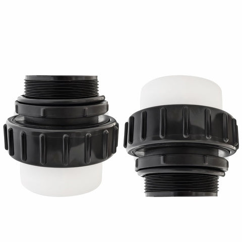 Dicsley inground pool fittings with robust union for long-term use