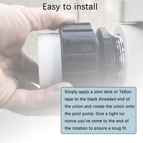 Dicsley slip-end with MIP threads for a leak-free pump connection