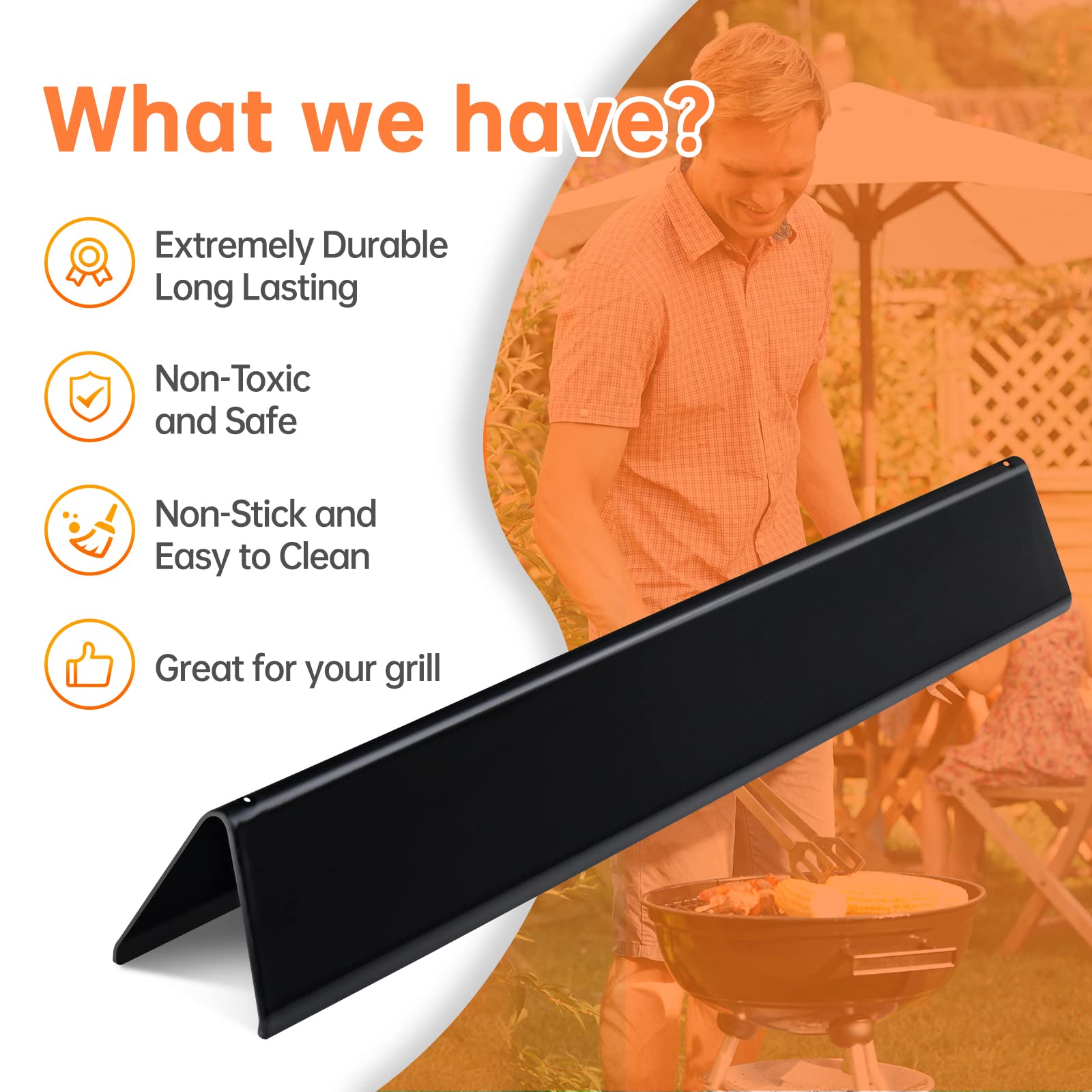 Dictirdy smooth porcelain enamel surface cleans easily after use.