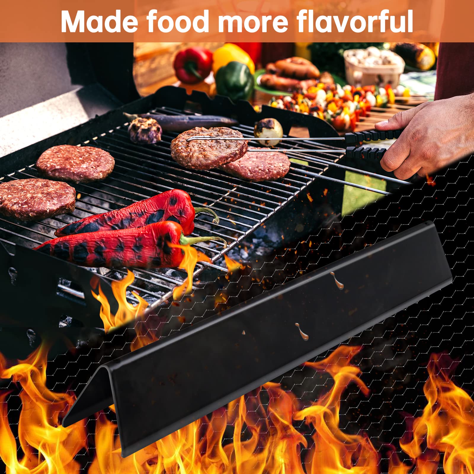 Dictirdy 17.5-inch flavorizer bar built for durability and longevity.