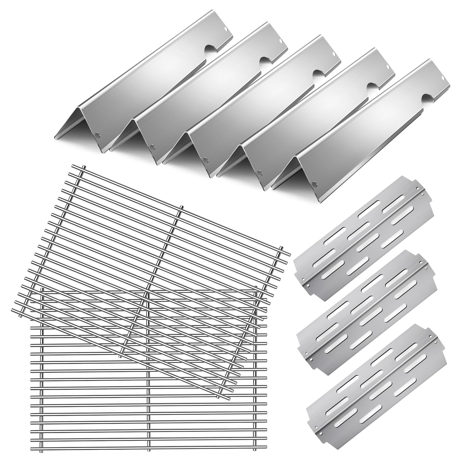 Dictirdy grill grate for Genesis II, even heat across the cooking surface
