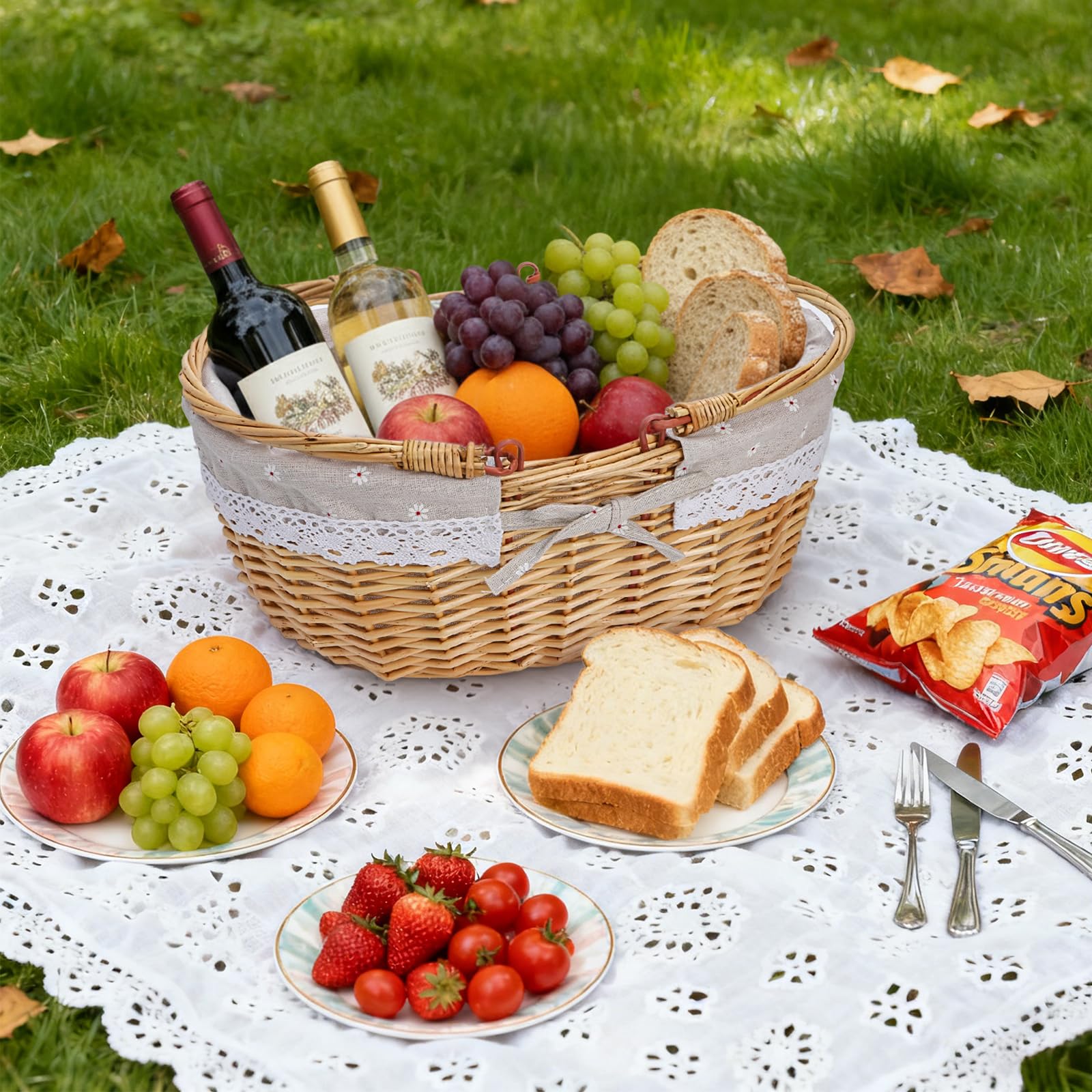 Dicunoy Easter egg basket perfect for candy and egg gathering