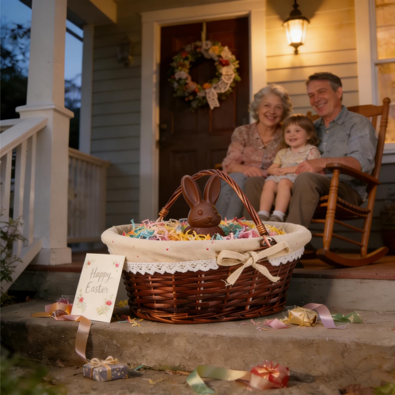 Dicunoy wedding decor basket adds rustic charm to ceremonies.