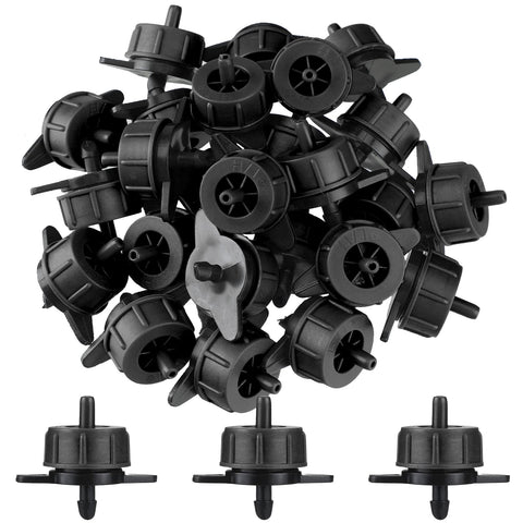 Didaey 50-pack drip emitters for precise garden watering.