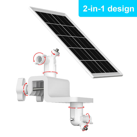 Didalo gutter mount adjustable angles optimize sun exposure for steady power.