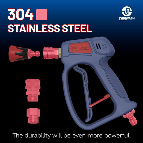 DiDiWash 40-degree nozzle delivers balanced spray for safe car washing