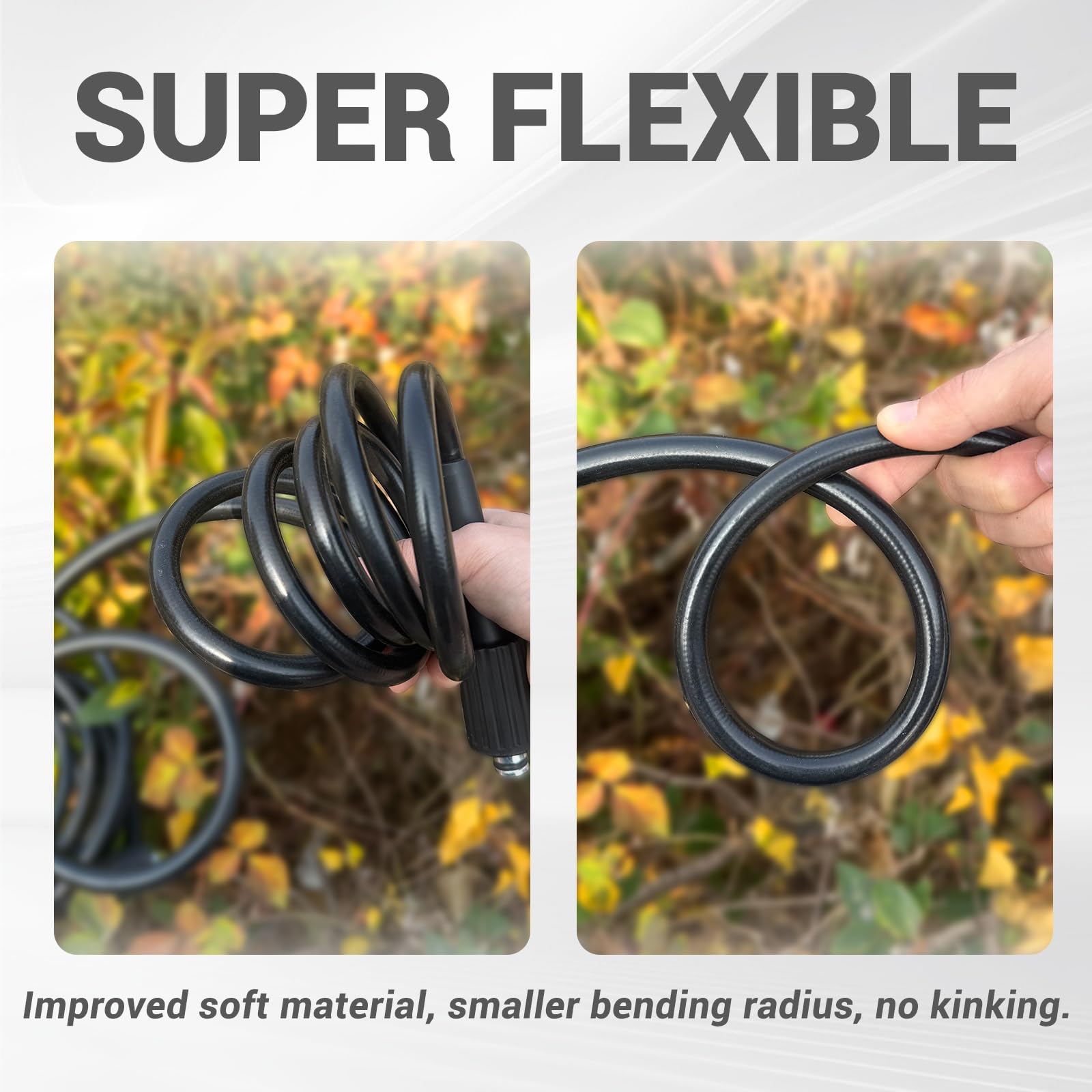 DidiWash wear-resistant hose surface withstands rough terrain